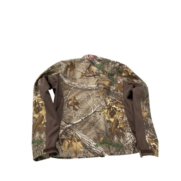Realtree Womens Xtra Camo Full Zip Jacket With Pink Logo Size L SKU 9298 - Picture 9 of 14